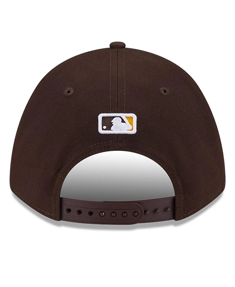 New Era Men's Brown San Diego Padres Player Replica 9FORTY Adjustable Hat
