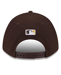 New Era Men's Brown San Diego Padres Player Replica 9FORTY Adjustable Hat