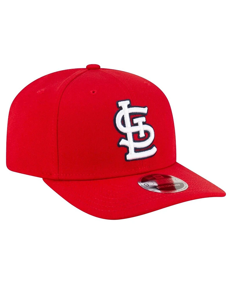 New Era Men's Red St. Louis Cardinals Player Replica 9SEVENTY Adjustable Hat