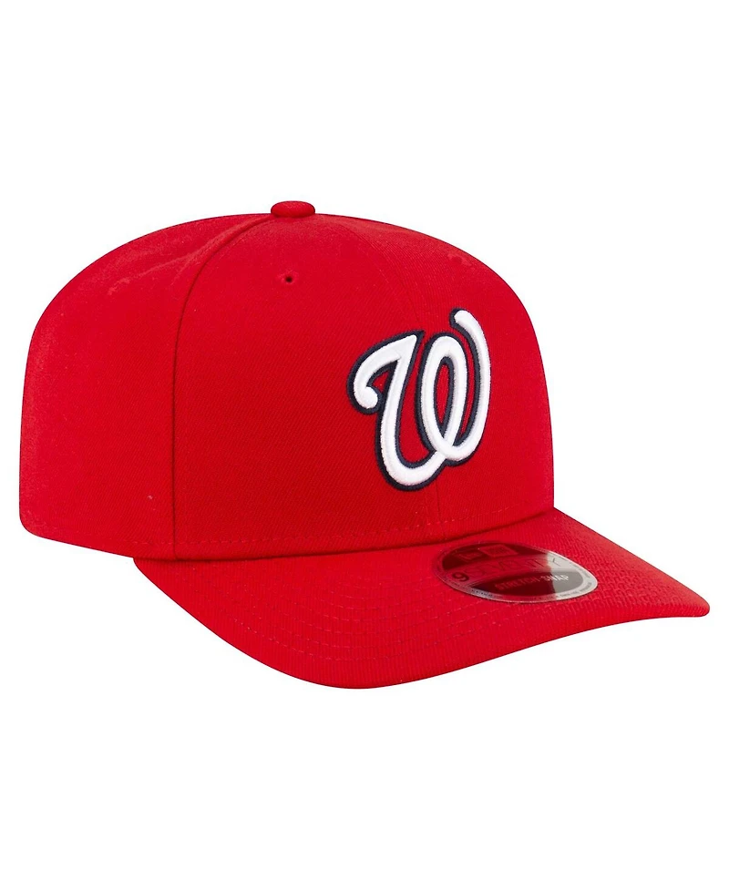 New Era Men's Red Washington Nationals Player Replica 9SEVENTY Adjustable Hat