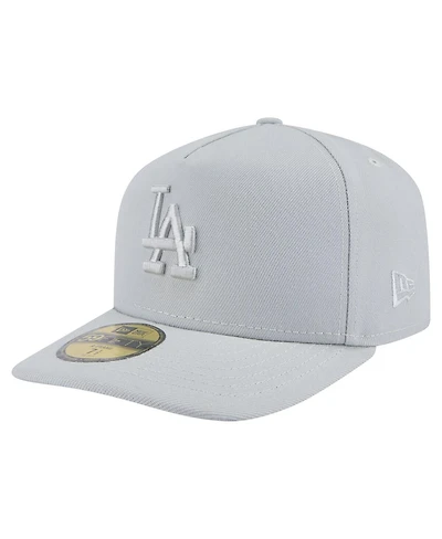 New Era Men's Gray Los Angeles Dodgers Colorpack 59FIFTY Fitted Hat
