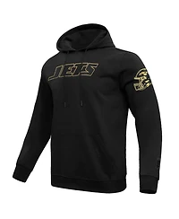 Pro Standard Men's Black New York Jets Classic Chenille Pullover Hoodie