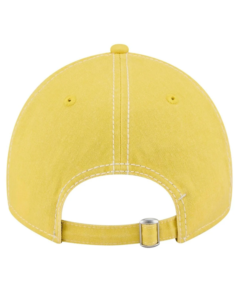 New Era Men's Gold Los Angeles Lakers Pigment Dyed 9TWENTY Adjustable Hat