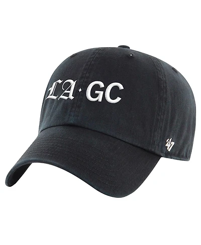 '47 Brand Men's Black Tgl Los Angeles Golf Club Script Clean Up Adjustable Hat