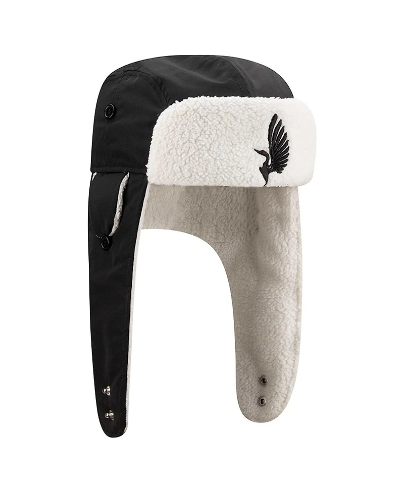 New Era Men's Black Minnesota United Fc Trapper Knit Hat