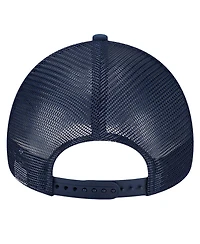 New Era Men's Navy/Light Blue Memphis Grizzlies Tip Off A-Frame Trucker 9FORTY Adjustable Hat