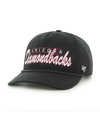 '47 Brand Men's Black Arizona Diamondbacks Corduroy Hitch Adjustable Hat