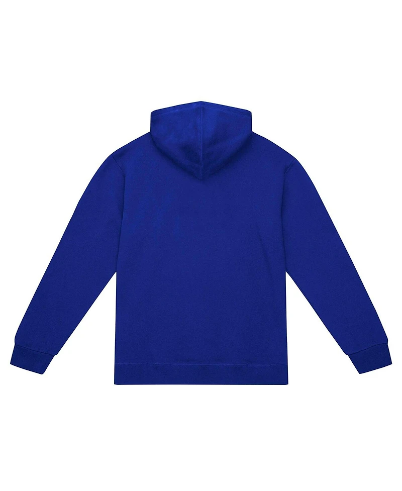 Mitchell & Ness Men's College Navy Seattle Seahawks Helmet Logo Vintage Pullover Hoodie