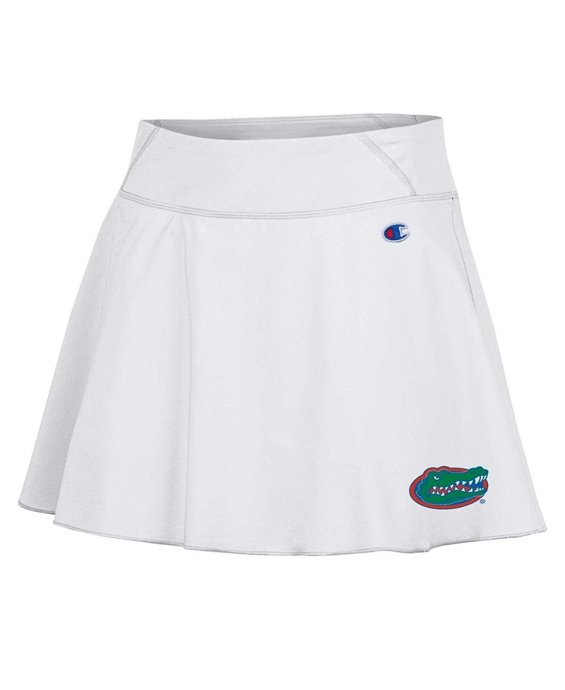 Champion Women's White Florida Gators Tailgate Soft Touch Skirt