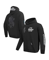 Pro Standard Men's Black Seattle Kraken Paint the City Pullover Hoodie