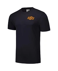 Image One Men's Black Oklahoma State Cowboys Baseball Comfort Colors T-Shirt