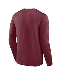 Fanatics Men's Maroon Texas A M Aggies Fundamentals Cotton Winning Team Long Sleeve T-Shirt