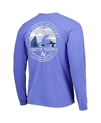 Image One Men's Royal Air Force Falcons Circle Campus Scene Long Sleeve T-Shirt