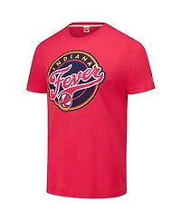 Homage Men's and Women's Red Indiana Fever Team Spirit Tri-Blend T-Shirt