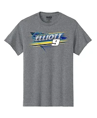 Hendrick Motorsports Team Collection Men's Heather Gray Chase Elliott Car T-Shirt
