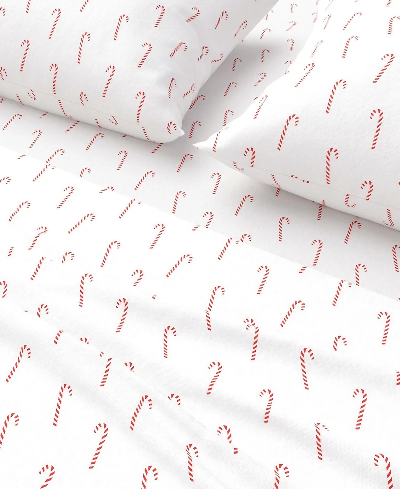 Linery & Co. Ultra-Soft Turkish Cotton Flannel Holiday Print Sheet Set