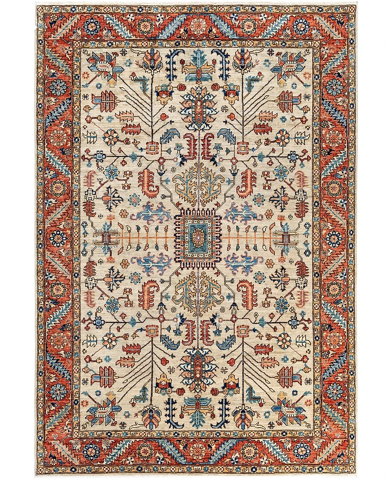 Adorn Hand Woven Rugs Serapi M1945 6'2''x9' Area Rug