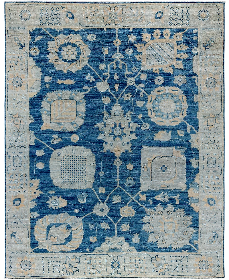 Adorn Hand Woven Rugs Colorful Oushak M1945 7'11''x9'11'' Area Rug