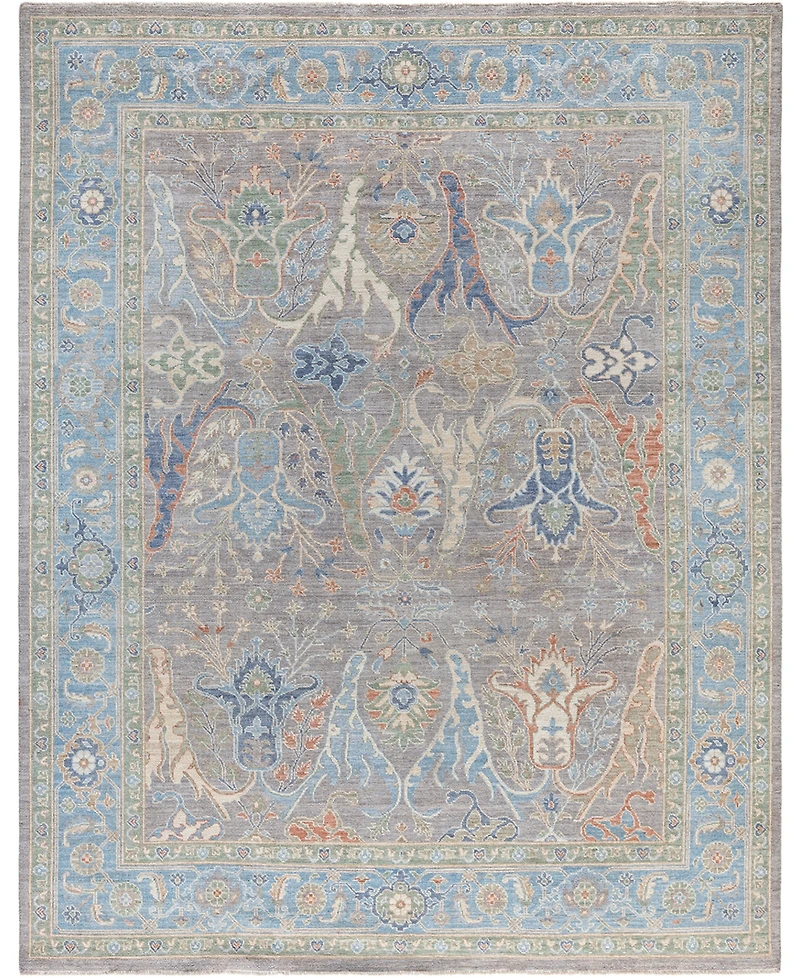 Adorn Hand Woven Rugs Colorful Oushak M1945 7'11''x9'11'' Area Rug