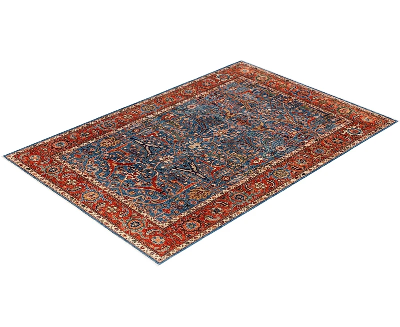 Adorn Hand Woven Rugs Serapi M1945 6'1''x9' Area Rug