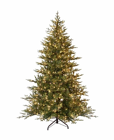 Puleo 7.5FT Pre-Lit Bradford Fir Artificial Christmas Tree