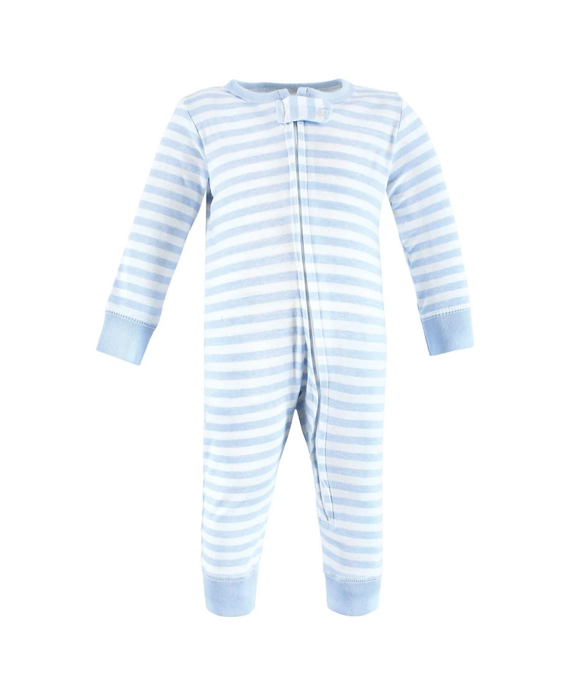 Hudson Baby Girls Cotton Sleep and Play
