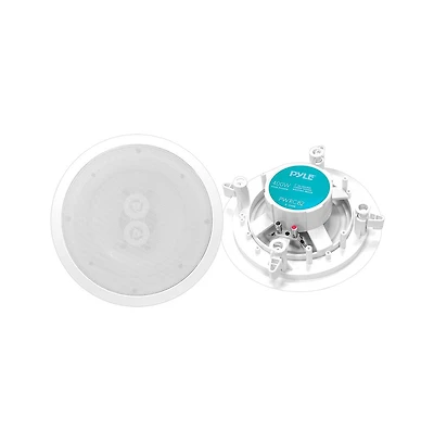 Pyle PWRC82 8" Waterproof 2-Way In-Ceiling/In-Wall Stereo Speaker, 200W Rms, Single Speaker