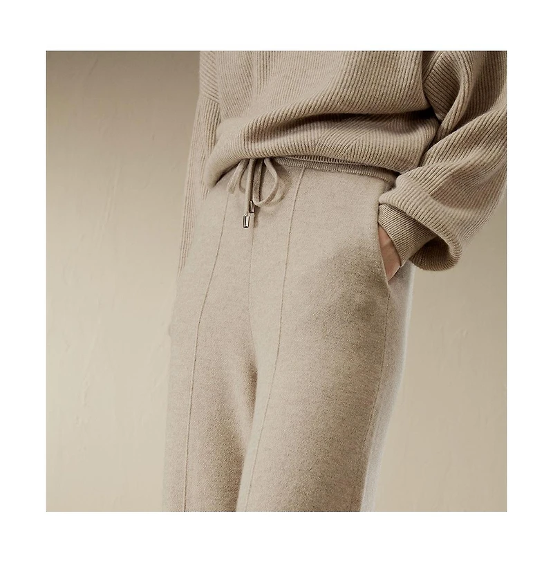 Lilysilk Women's Fluid Cashmere Sweatpants