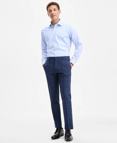 Tommy Hilfiger Men's Modern-Fit Th Flex Stretch Performance Plaid Pants
