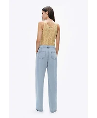 Nocturne Women's Halter Neck Lace Blouse