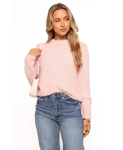 Petal and Pup Women's Aspra Fuzzy Crewneck Knit Sweater