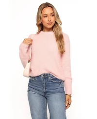 Petal and Pup Women's Aspra Fuzzy Crewneck Knit Sweater