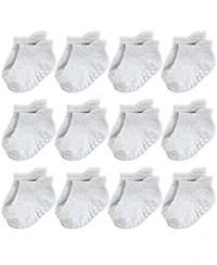 Hudson Baby Boys Unisex No Show Non Skid Footwear Essentials