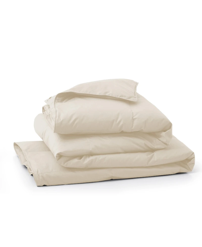Unikome Luxurious Comfort Cotton Goose Down Feather Comforter