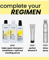 Kenra Professional Triple Repair Split End Mending Serum 6.5 oz.