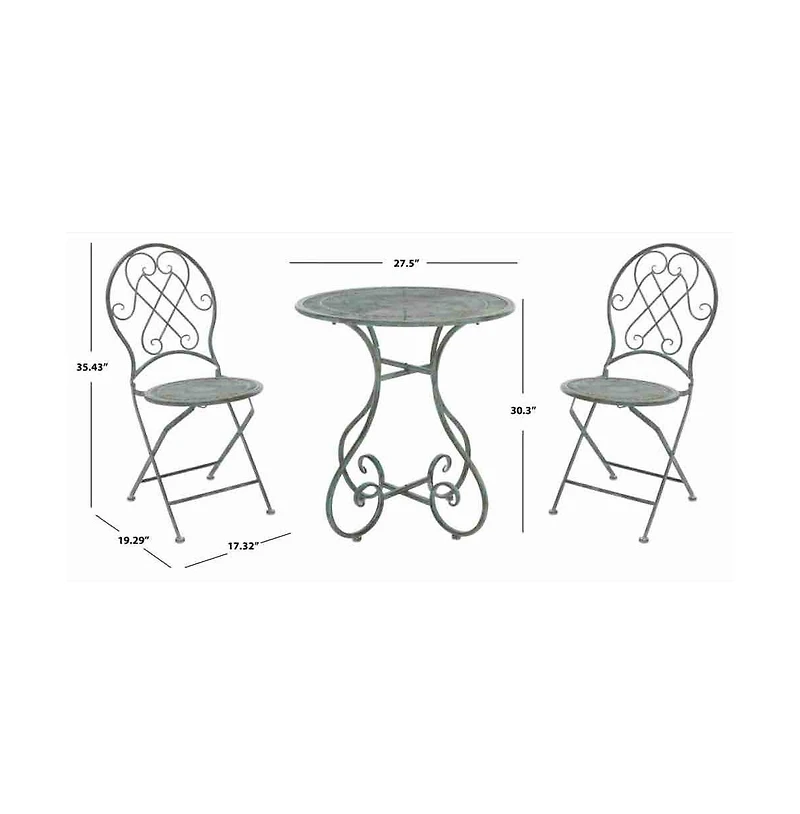 Adriel 3 Pc Bistro Set