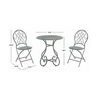 Adriel 3 Pc Bistro Set