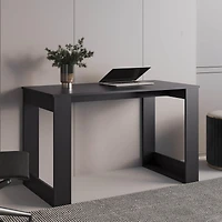 Melb Writing Desk with Ample Workstation and Sturdy Legs, White