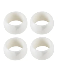 Design Imports Marble Napkin Ring, Set of 4