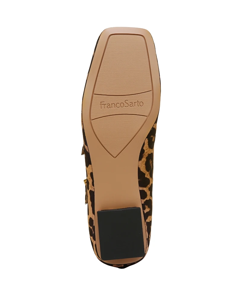 Franco Sarto Women's Tesoro Square Toe Mary Jane Flats