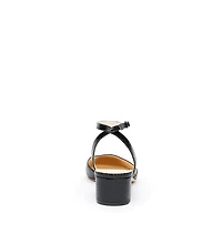 Alterre Women's Rattlesnake Black Marilyn Customizable Slides