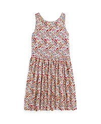 Polo Ralph Lauren Big Girls Riviera-Print Jersey Dress
