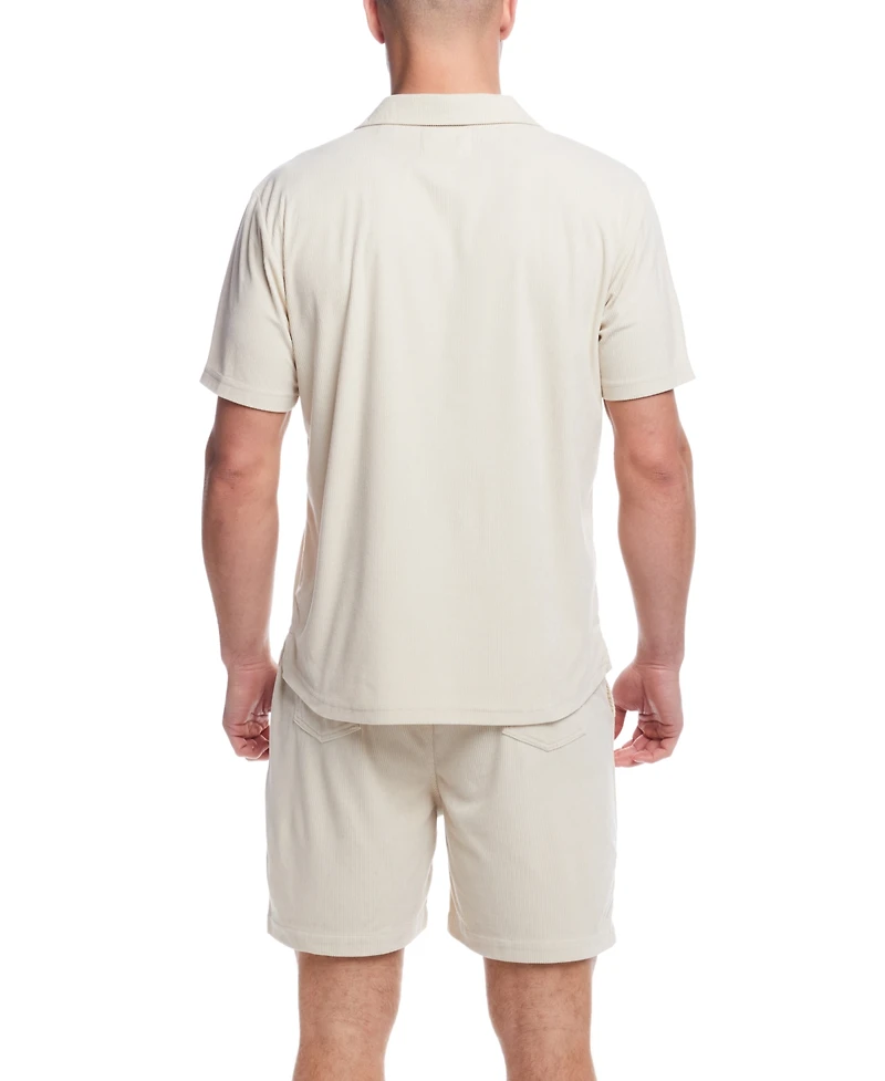 Weatherproof Vintage Men's Regular-Fit Button-Down Corduroy Camp Shirt
