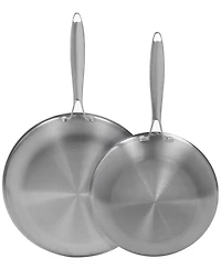 Sedona Kitchen Glidesteel Stainless Steel Nonstick 2-Pc. Frypan Set
