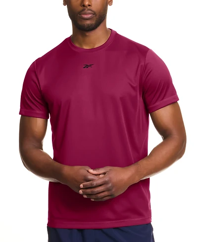 Reebok Men's Tech Regular-Fit Logo T-Shirt