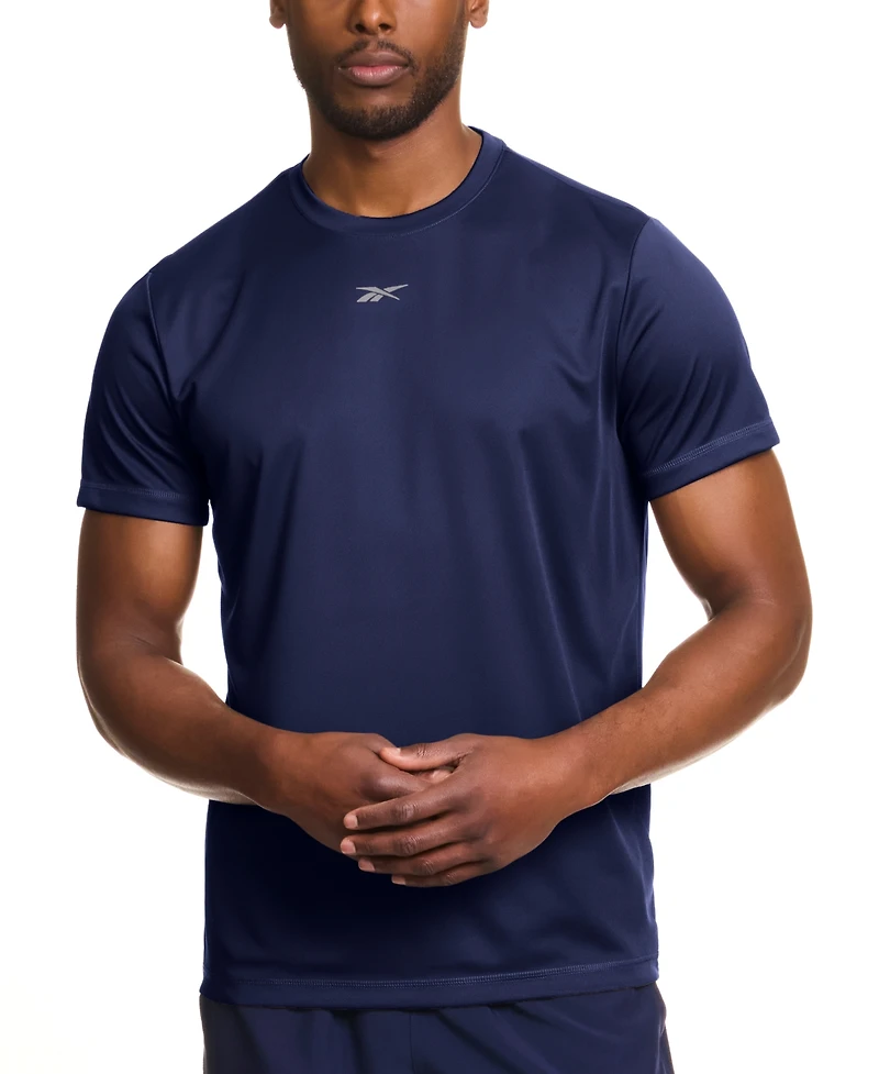 Reebok Men's Tech Regular-Fit Logo T-Shirt