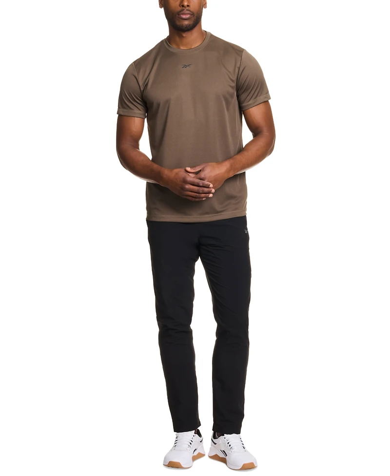Reebok Men's Tech Regular-Fit Logo T-Shirt