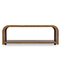 Prescott 52" Wood Mappa Burl Cocktail Table