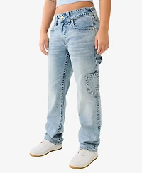 True Religion Women's Ricki Relaxed Big T Flap Jeans