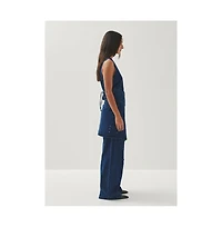Alohas Women's Sabre Blue Denim Vest